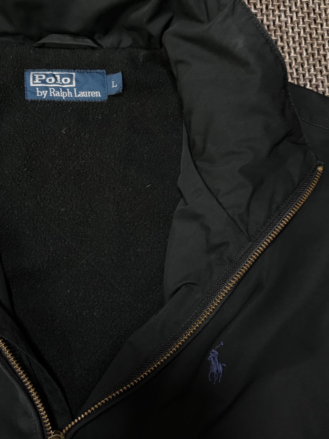 폴로 랄프로렌 기모 페리 자켓 블랙 상품이미지6