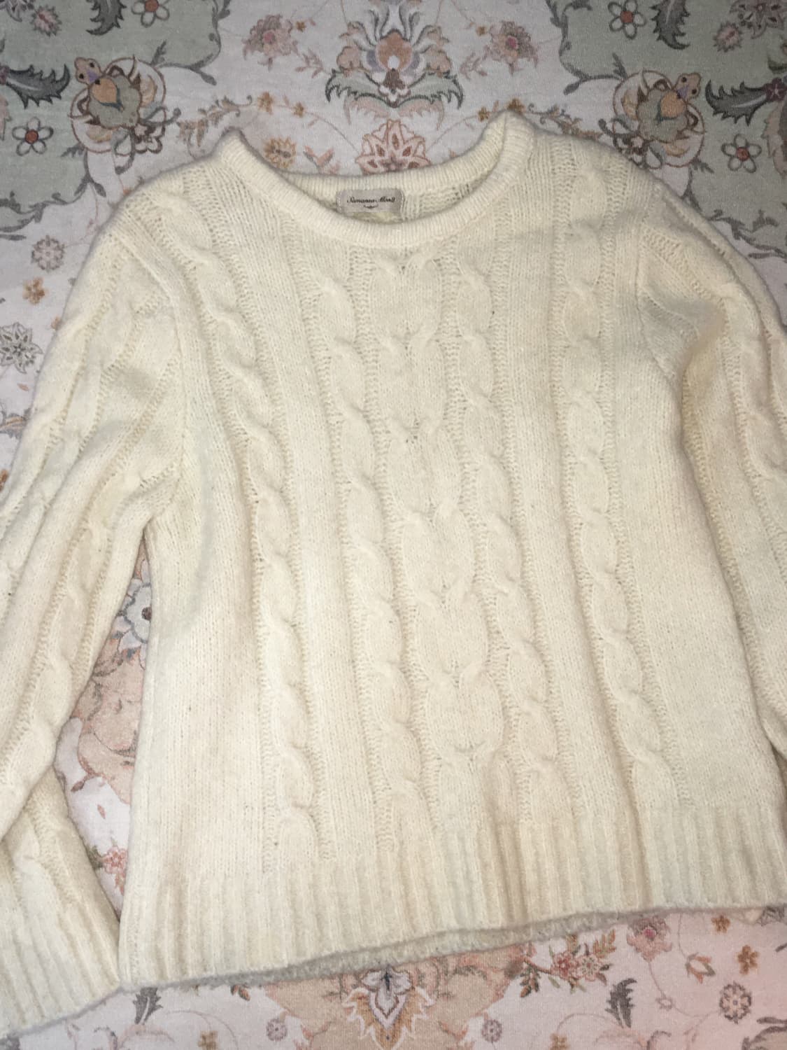 사만사먼스 아이보리 꽈배기 니트 상품이미지5