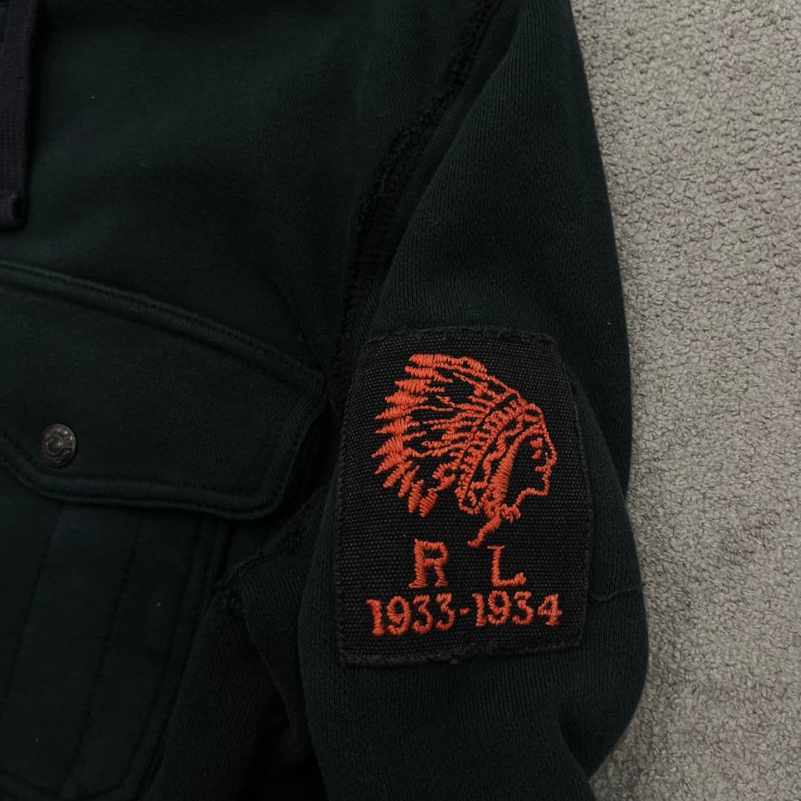 M 폴로 랄프로렌 쿼드포켓 인디안 후드 자켓 상품이미지5