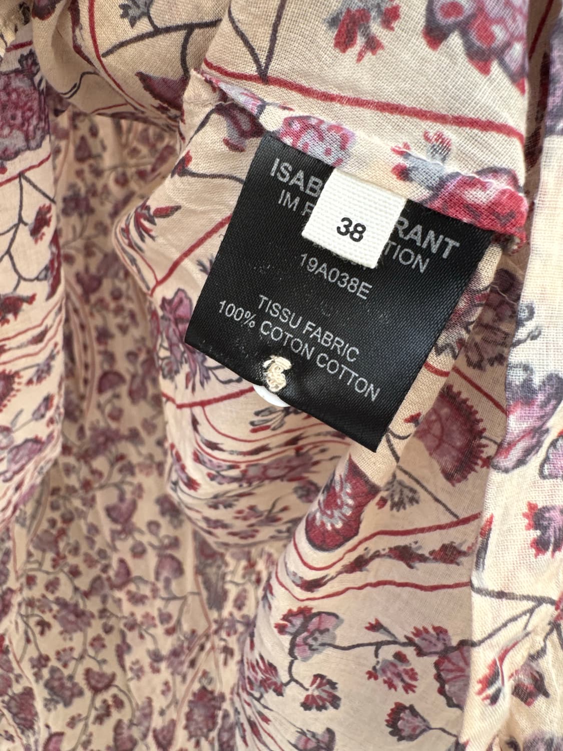 Isabel Marant 이자벨마랑 에스닉 플라워 패턴 미디 원피스 38 상품이미지6