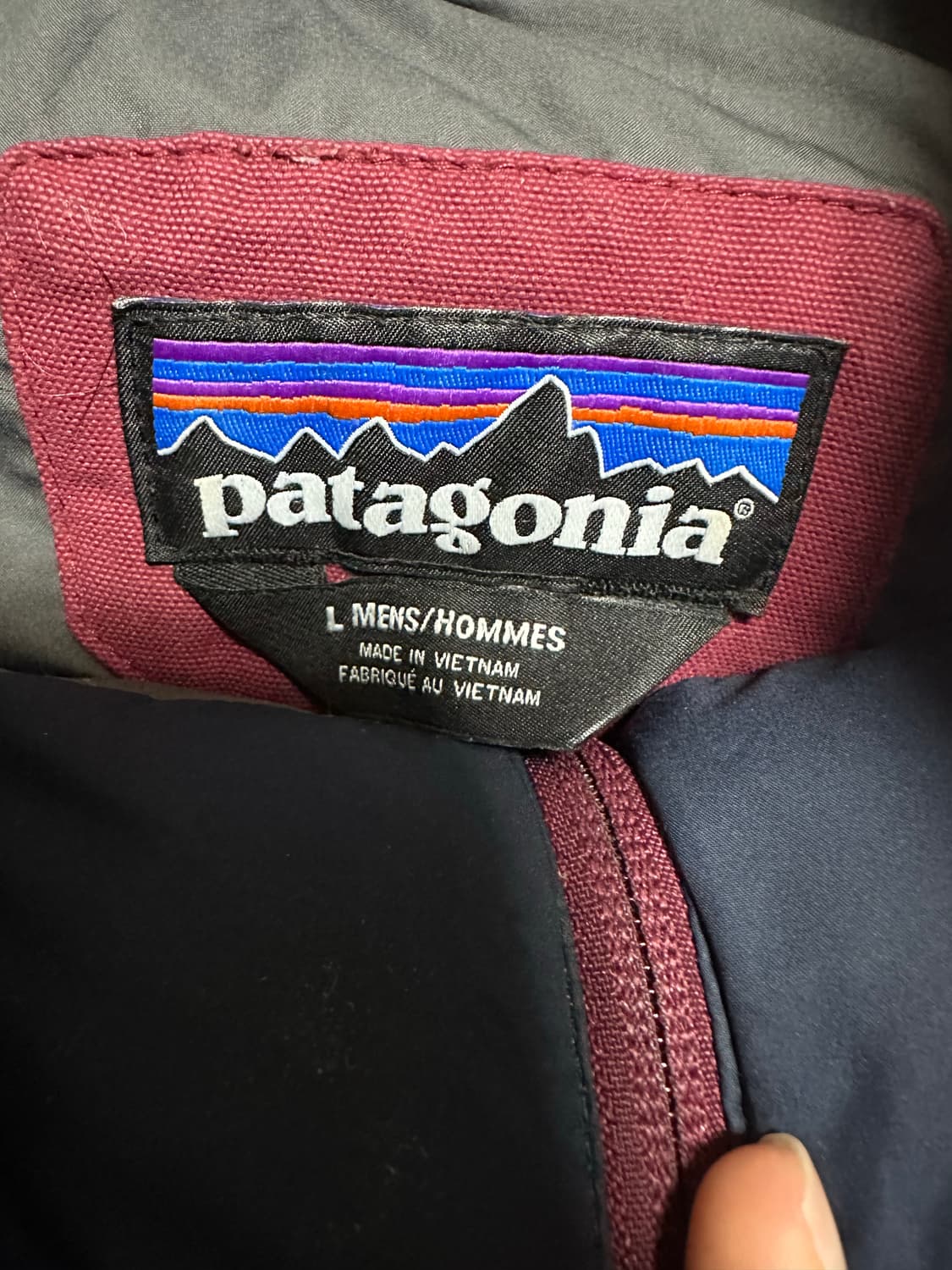 파타고니아 조끼 패딩 베스트 버건디 상품이미지3