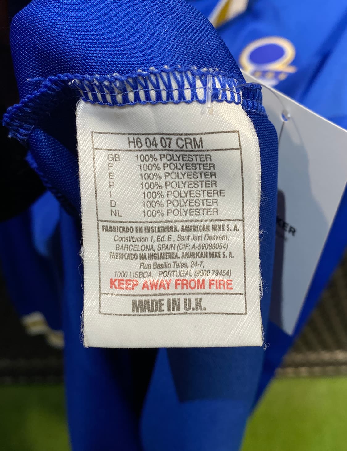 96/97 이탈리아 홈 델피에로 긴팔 (M) 상품이미지9