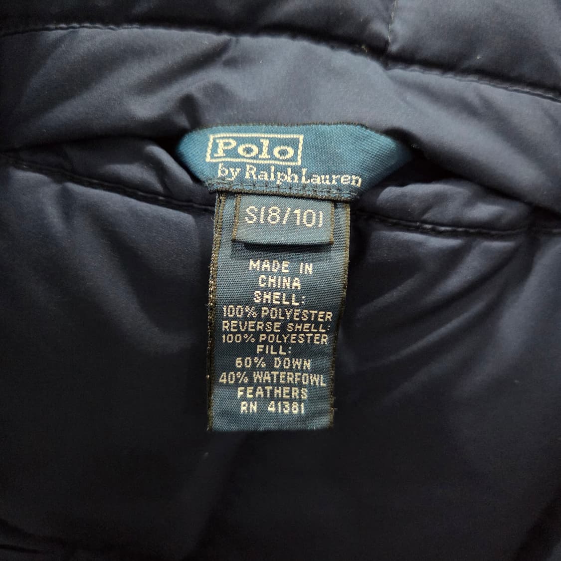 폴로랄프로렌 키즈 리버시블 다운 조끼패딩 S/8/10 상품이미지5