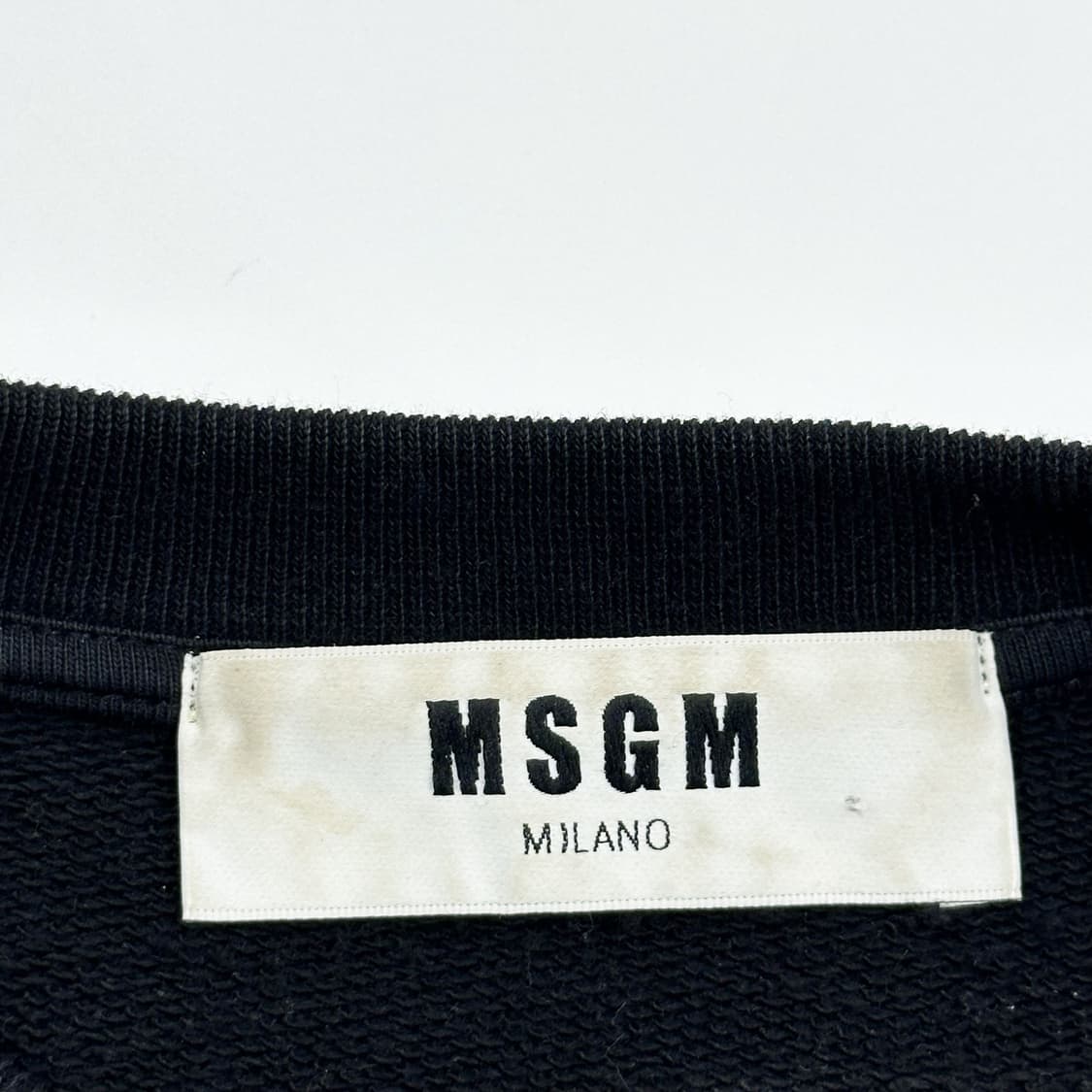 MSGM 박스 로고 우먼 블랙 맨투맨 (M 여성추천) 상품이미지6