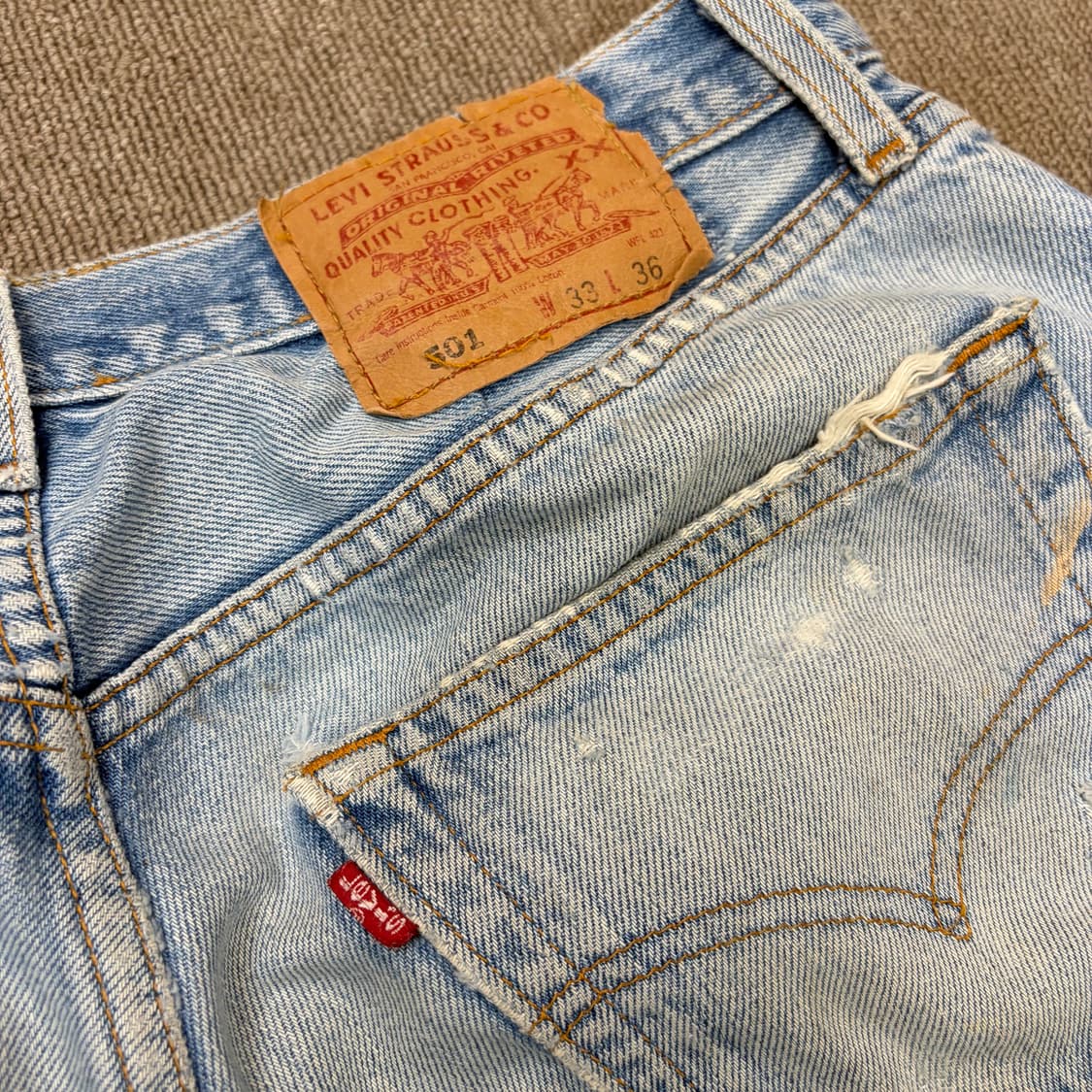 90s levis made in usa 리바이스 빈티지 데님  상품이미지7
