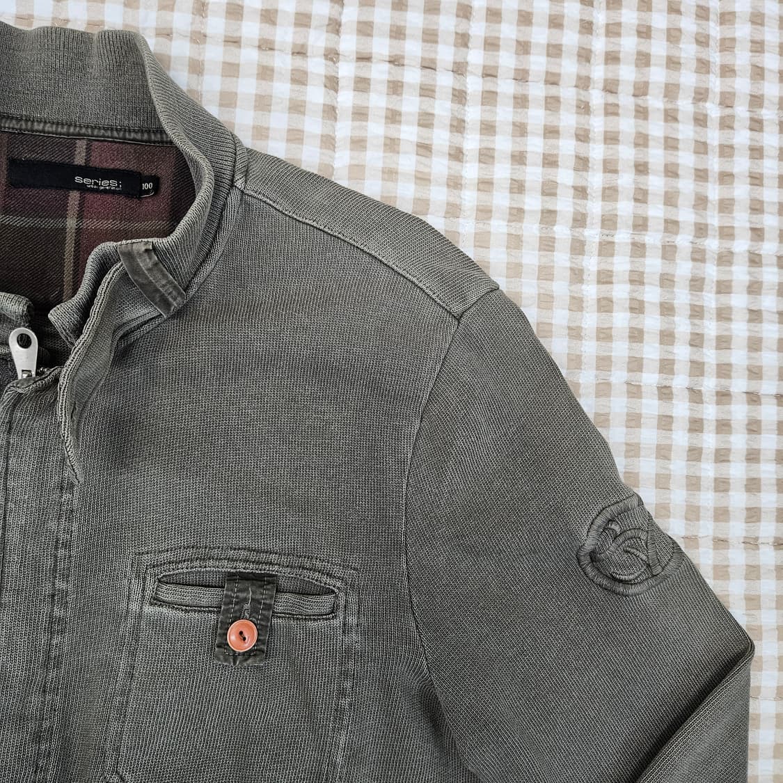 시리즈 슬림핏 집업자켓 남자100 상품이미지3