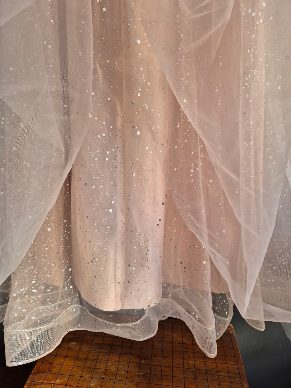 톤다우핑크 스팽글 롱 드레스 55 66 상품이미지8