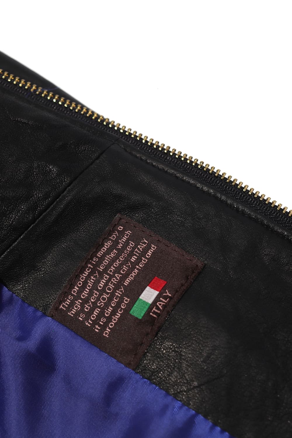 칼이석태 x 로보 골드 지퍼 램스킨 가죽재킷 women 55 상품이미지7