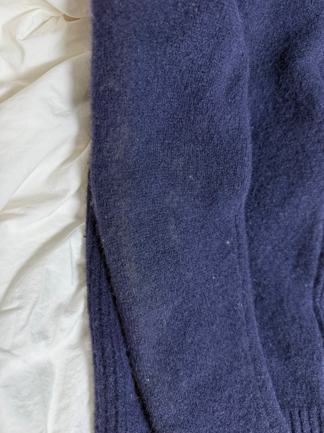 폴로 빅포니 울 니트집업 네이비 상품이미지3