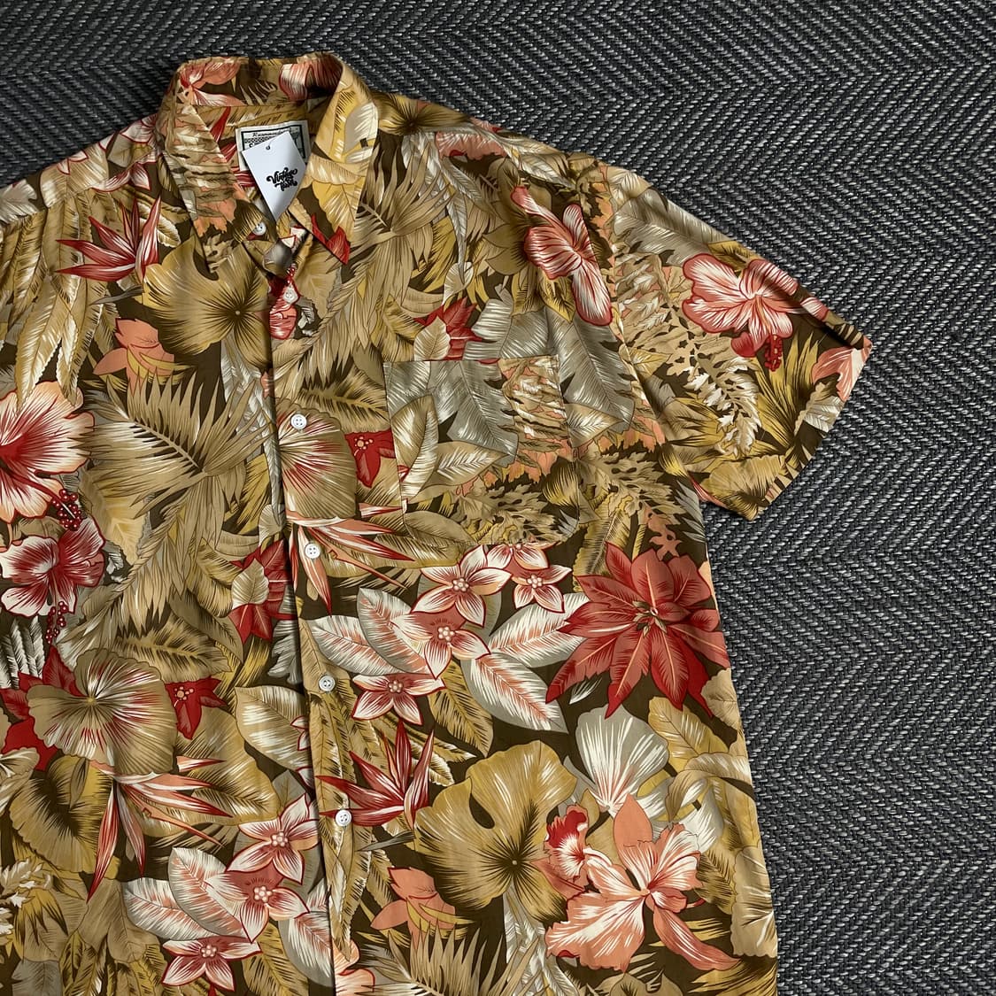 USA 오리지날 빈티지 하와이안 셔츠o 3324 상품이미지2
