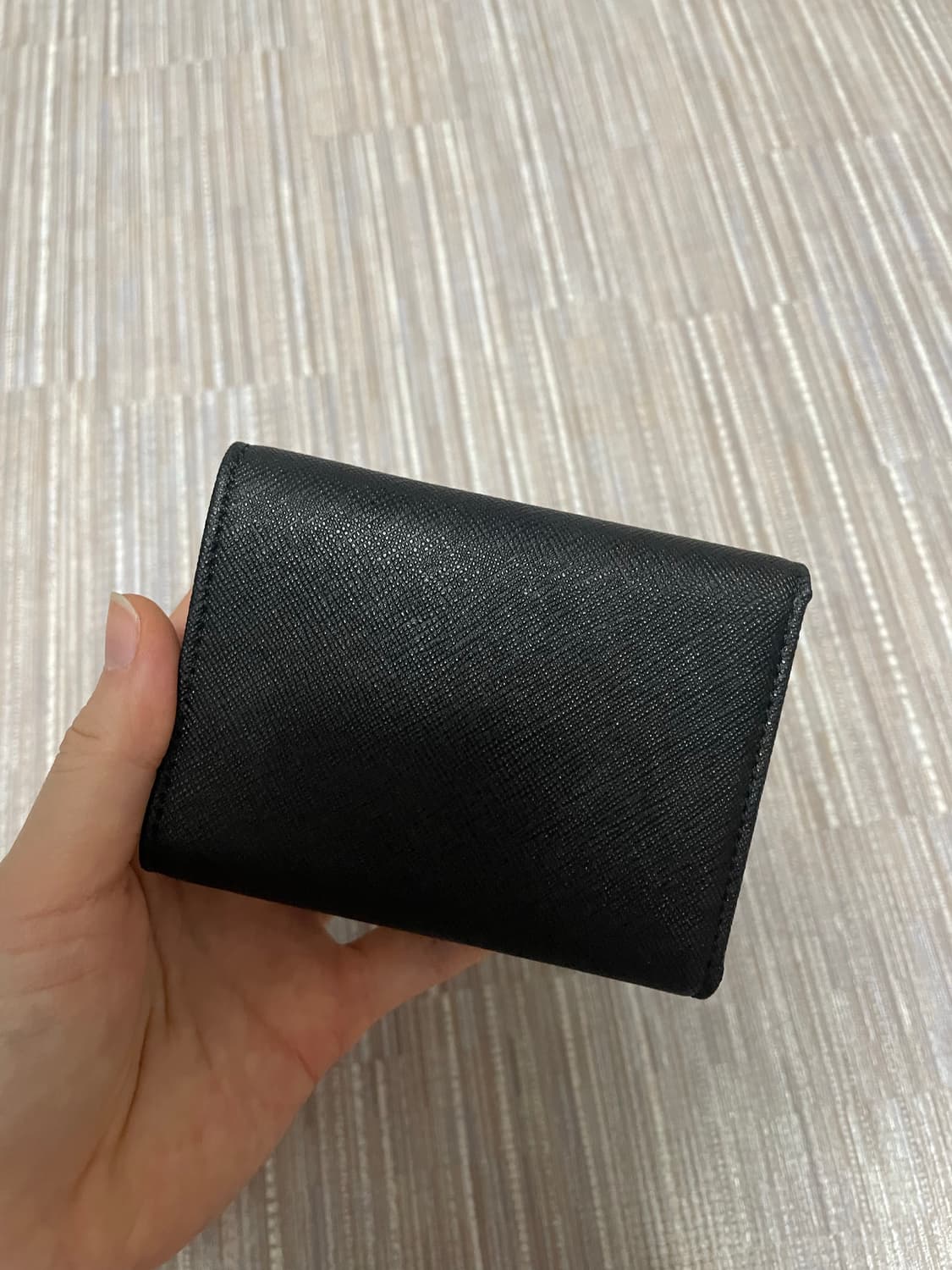 풀박)비비안웨스트우드 사피아노 블랙 카드지갑 반지갑 스몰 플랩 퍼스 상품이미지4