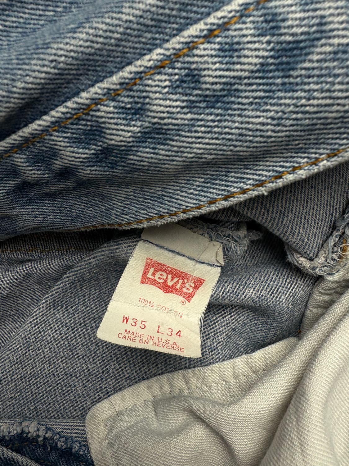 90s 리바이스 501xx 스트레이트 오리지날 데님 팬츠 2805 상품이미지3