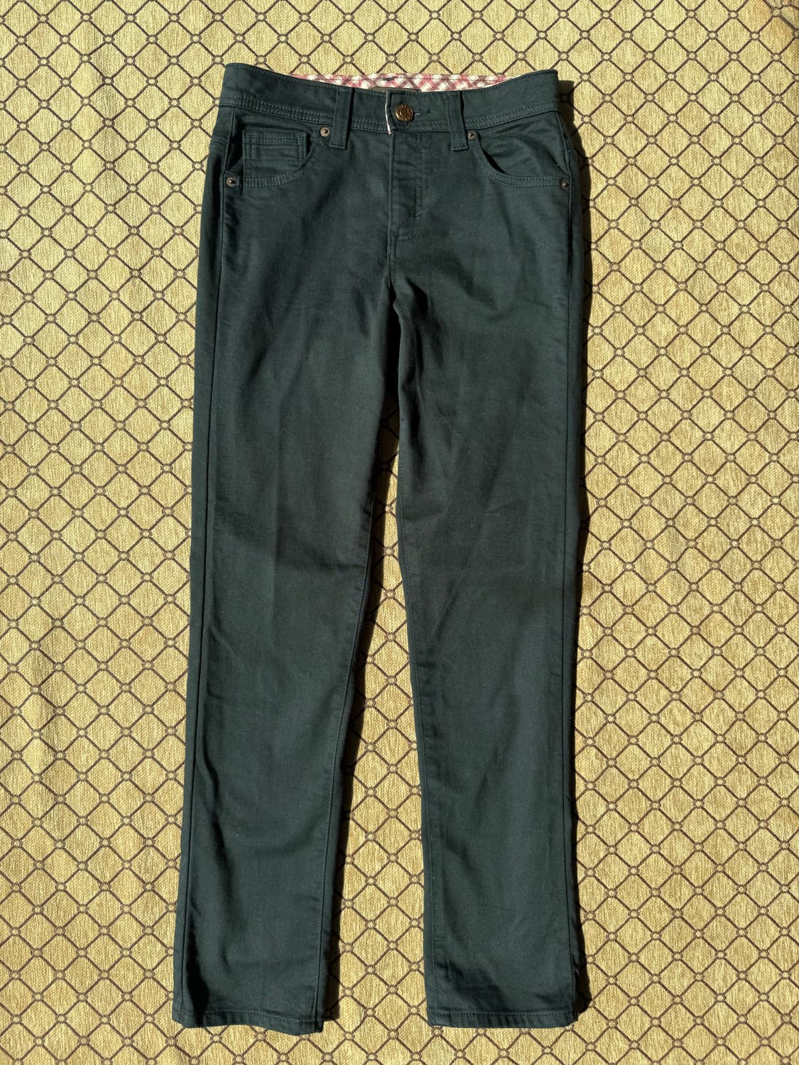 Edwin 레드 체크 블랙진 상품이미지4