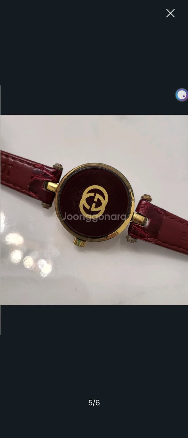 (정품)구찌 여성 쉐리라인 빈티지 시계 판매합니다. 상품이미지4