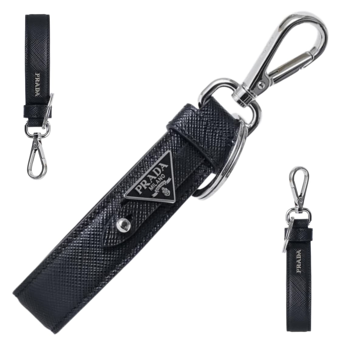 프라다 키링 사피아노 테토 블랙 상품이미지2