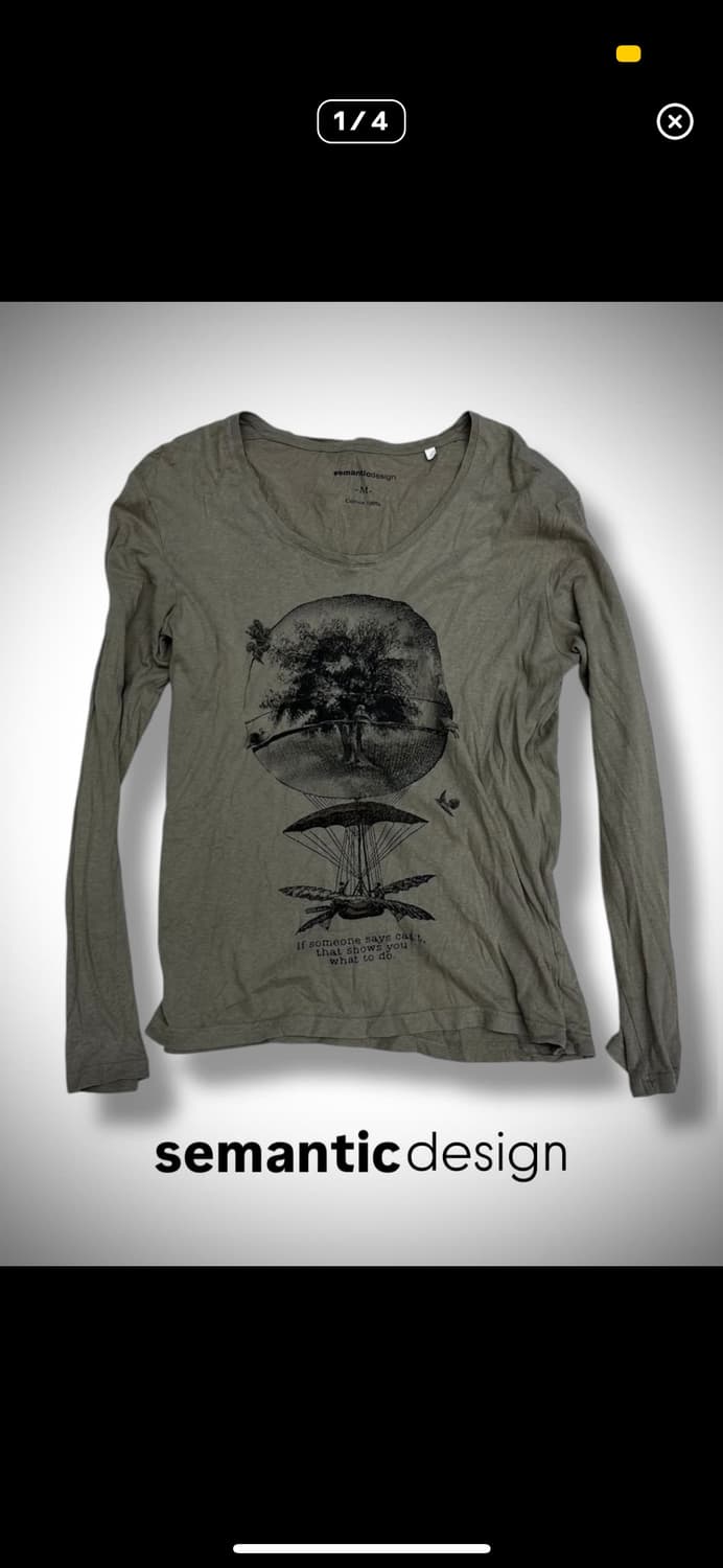 'semanticdesign' printed long-sleeves 상품이미지1