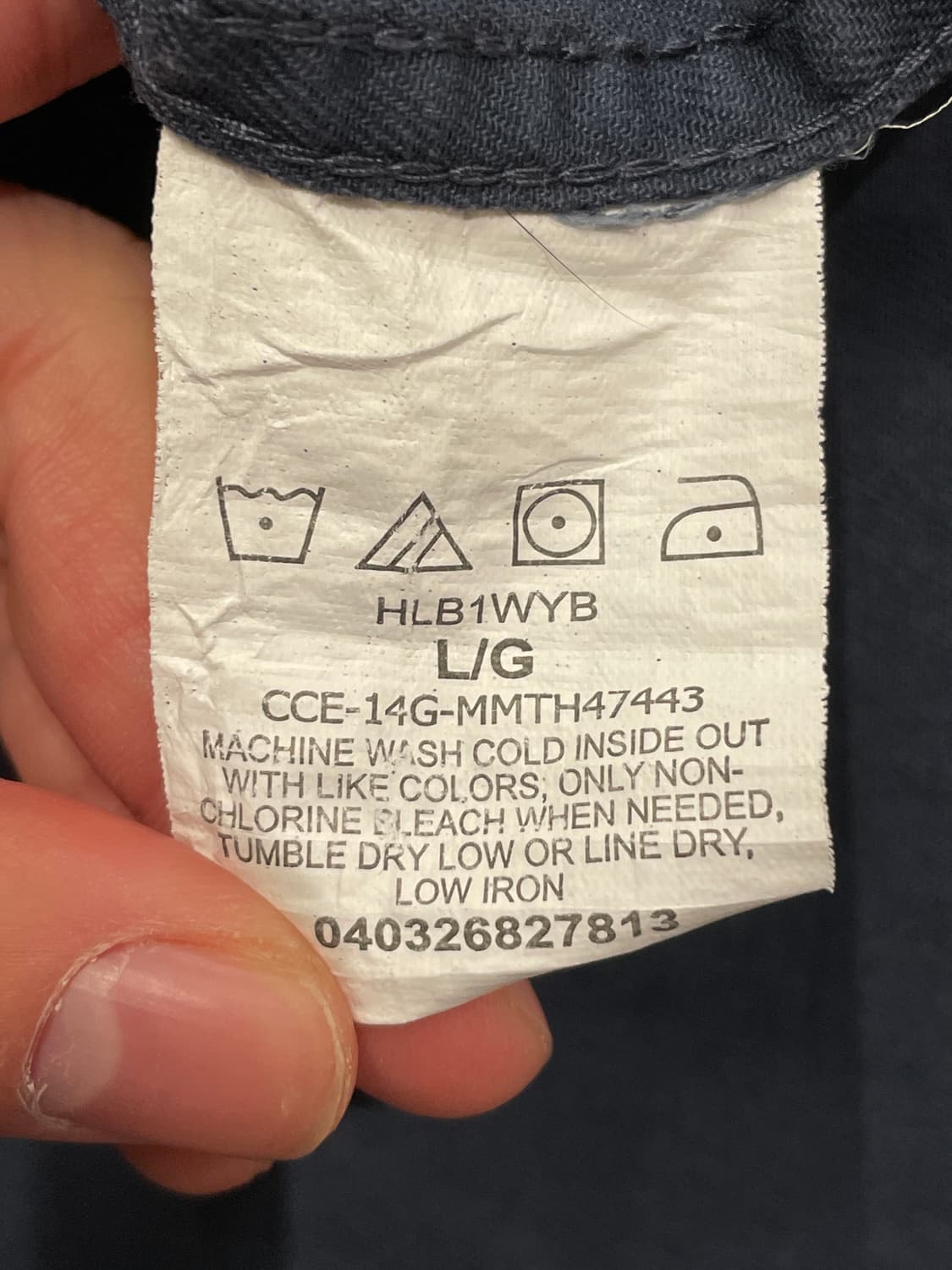 랭글러 워크 셔츠 (navy) 상품이미지7