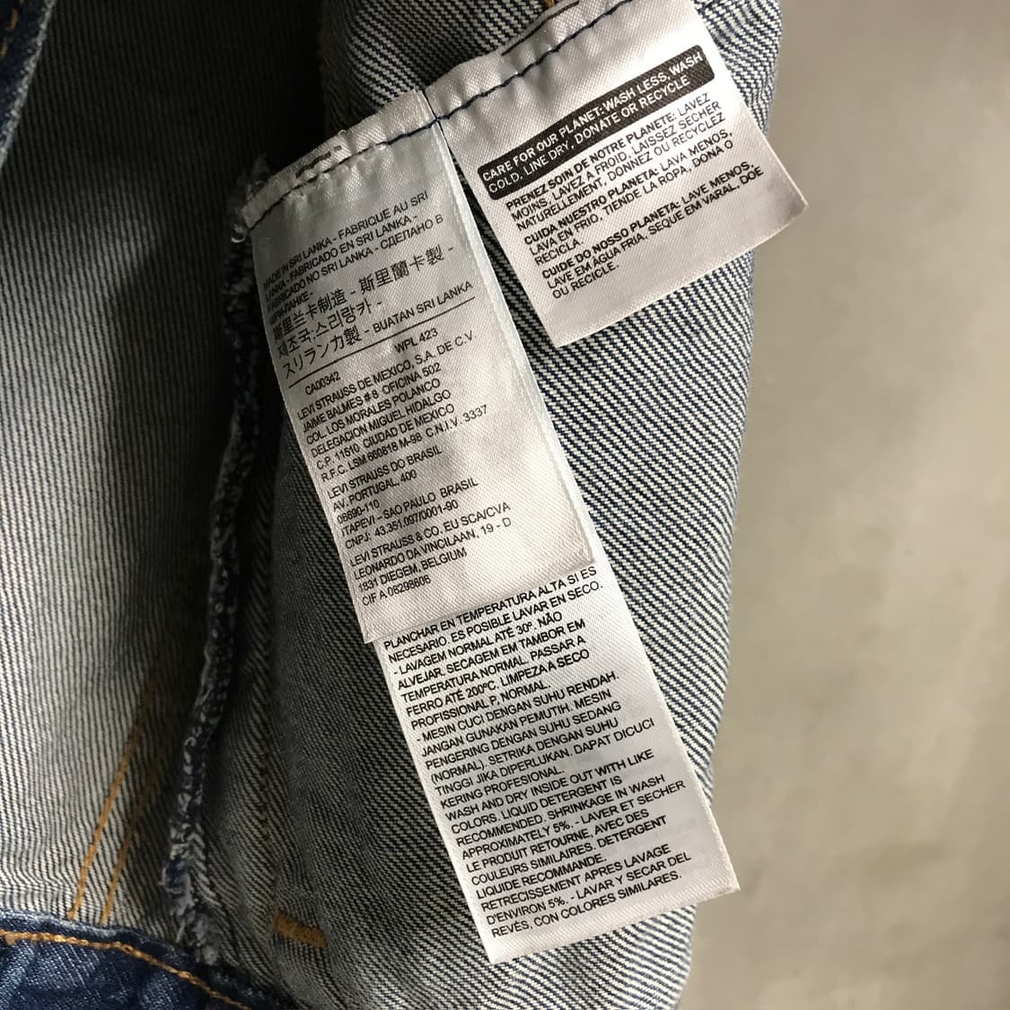 리바이스 데님 자켓 S 상품이미지6