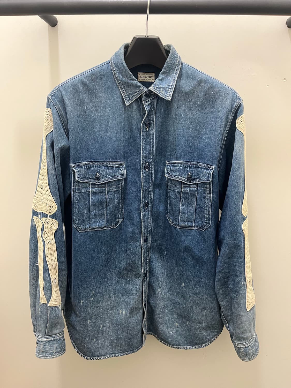 캐피탈 본 데님 셔츠 상품이미지1