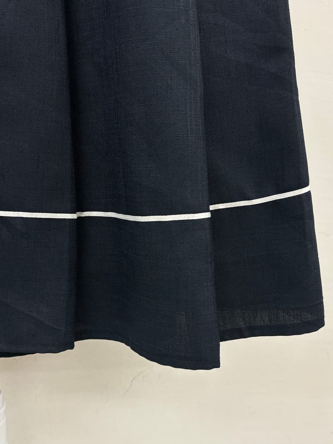 빈티지 네이비 플리츠 스커트 상품이미지5