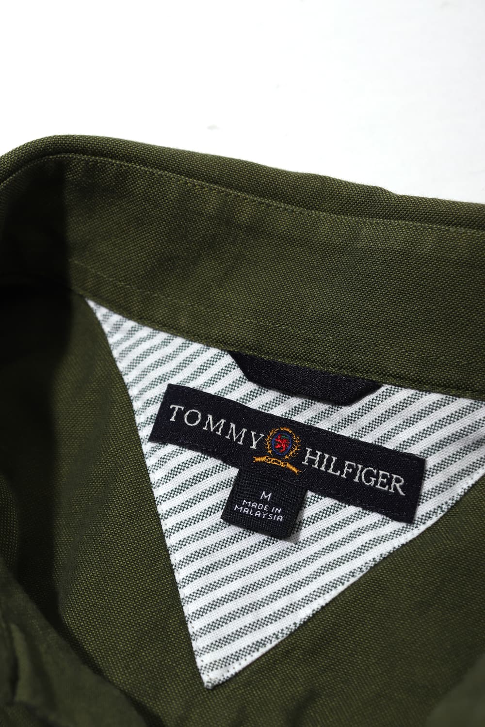 타미 힐피거 00s 옥스퍼드 헤리티지 로고 오버핏 셔츠  상품이미지5
