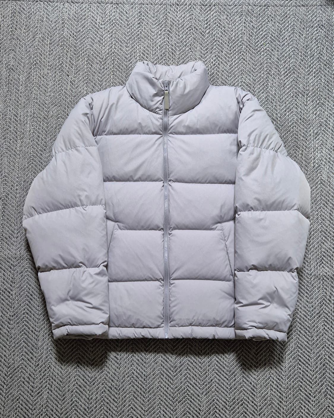 무신사스탠다드 숏 패딩 M 라이트그레이 상품이미지1