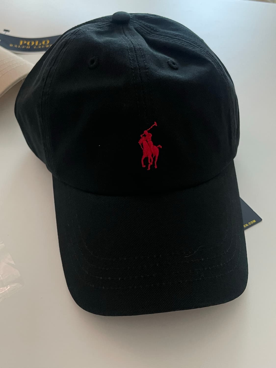 Polo (새제품) 신형 폴로 랄프로렌 블랙 볼캡 상품이미지2