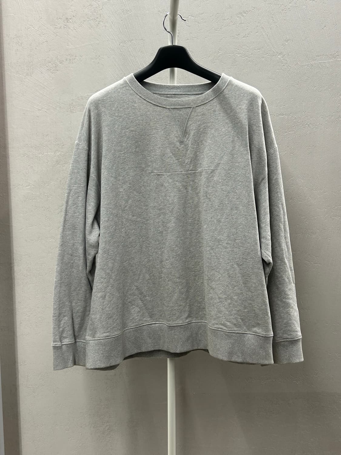 MM6 회색 무지 맨투맨 티셔츠 상품이미지2