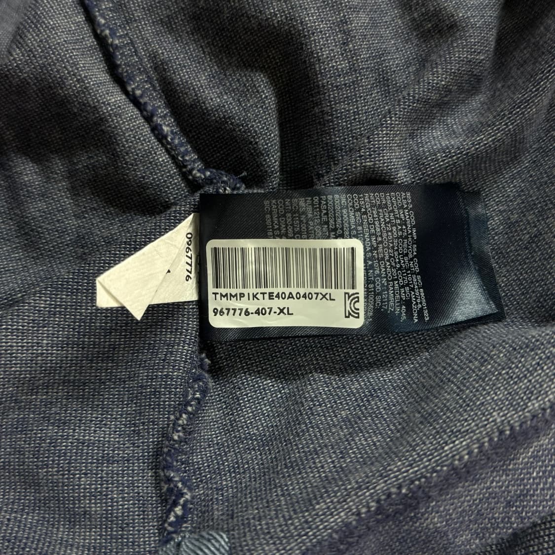 [XL] 타미힐피거 블루 면 반팔 카라티 상품이미지7