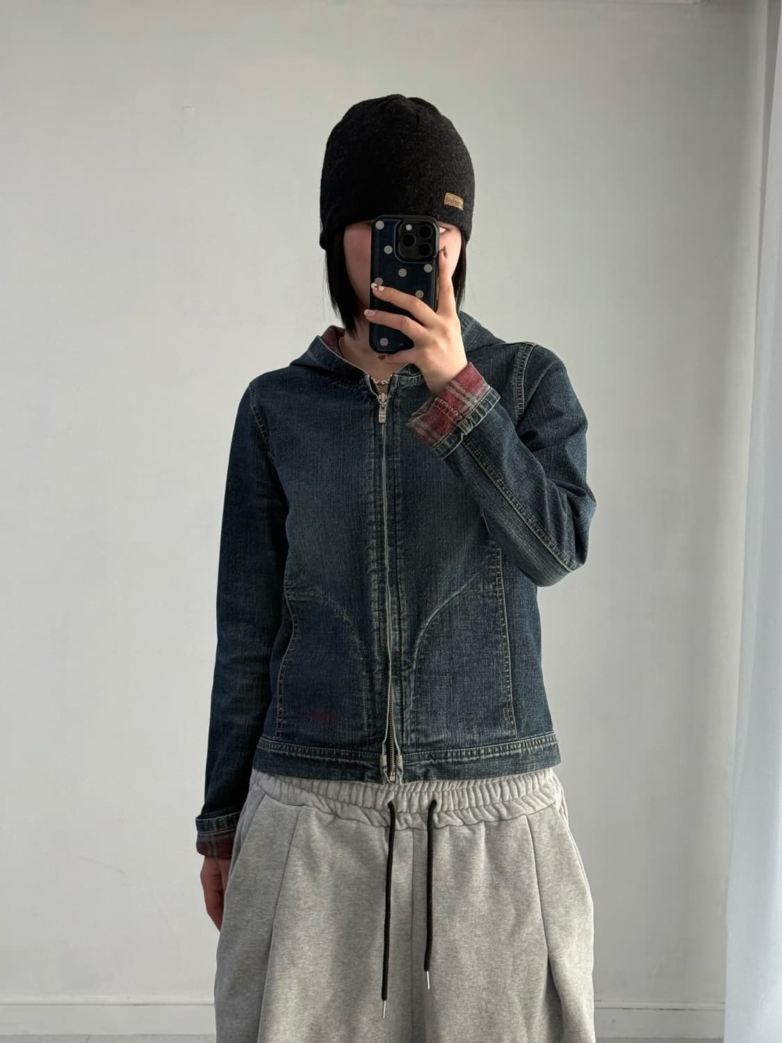 90‘s 리 진스 데님 후드자켓 상품이미지1