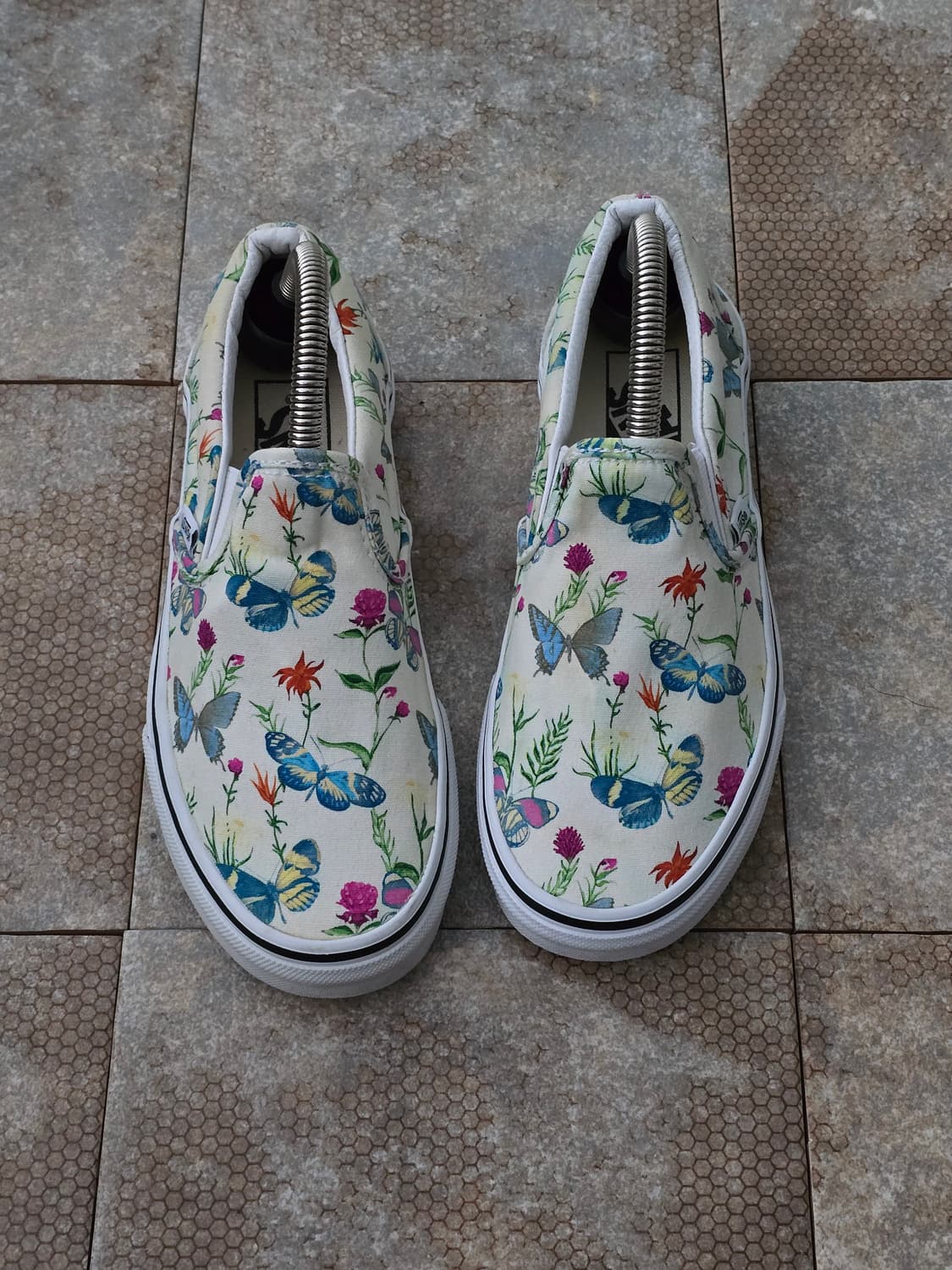 (225)반스 슬립온 버터플라이 플로럴  상품이미지2