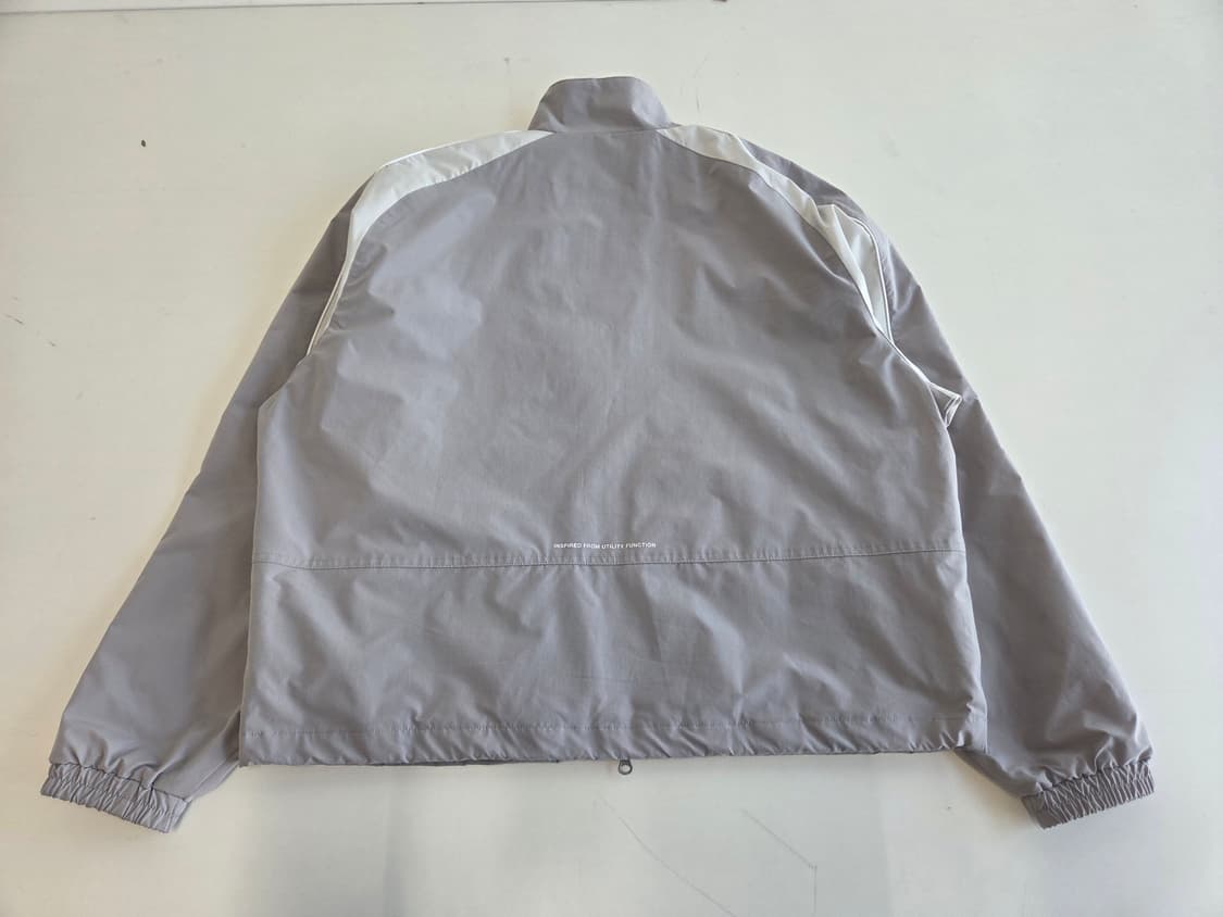 코드그라피 배색 테크 바람막이 그레이 M 상품이미지2