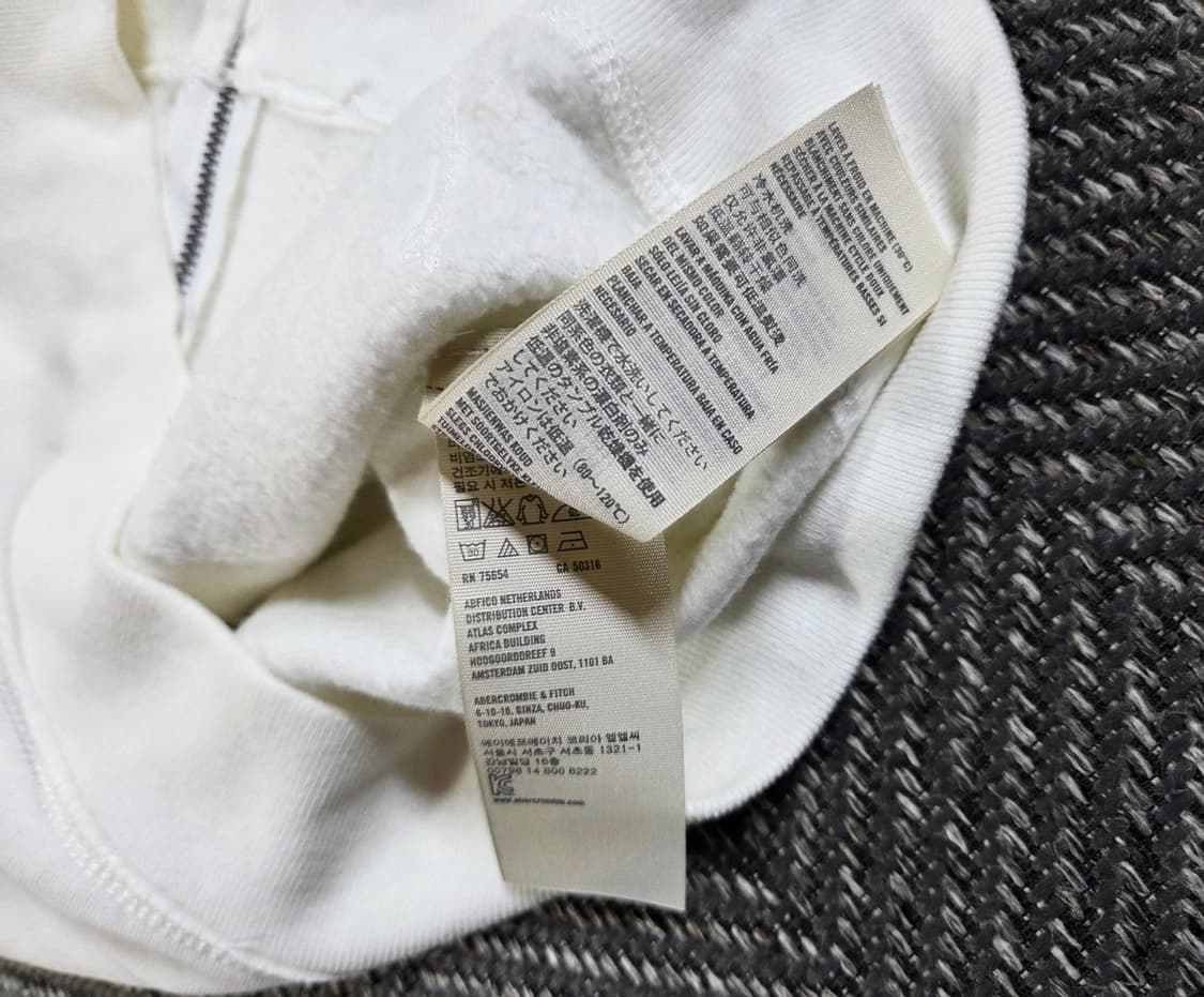 홀리스터 아이보리 화이트 후드집업
 상품이미지5