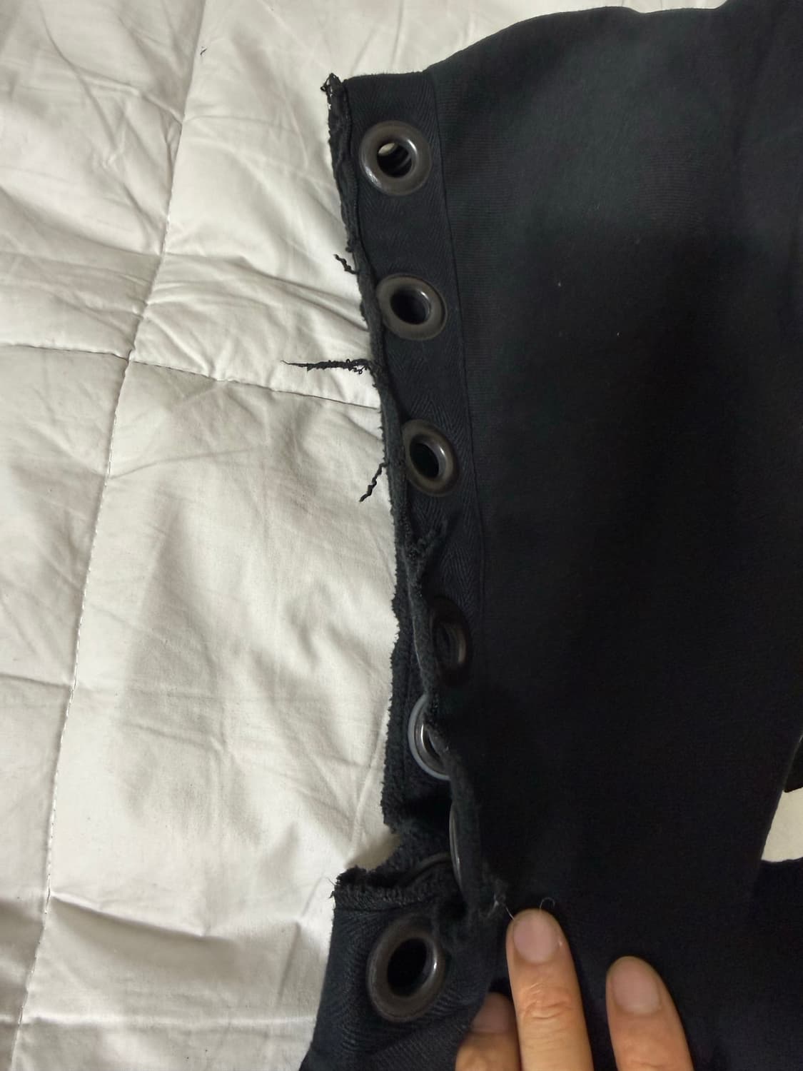 (L) 스투시 꼼데가르송 후드 베스트 블랙 상품이미지6