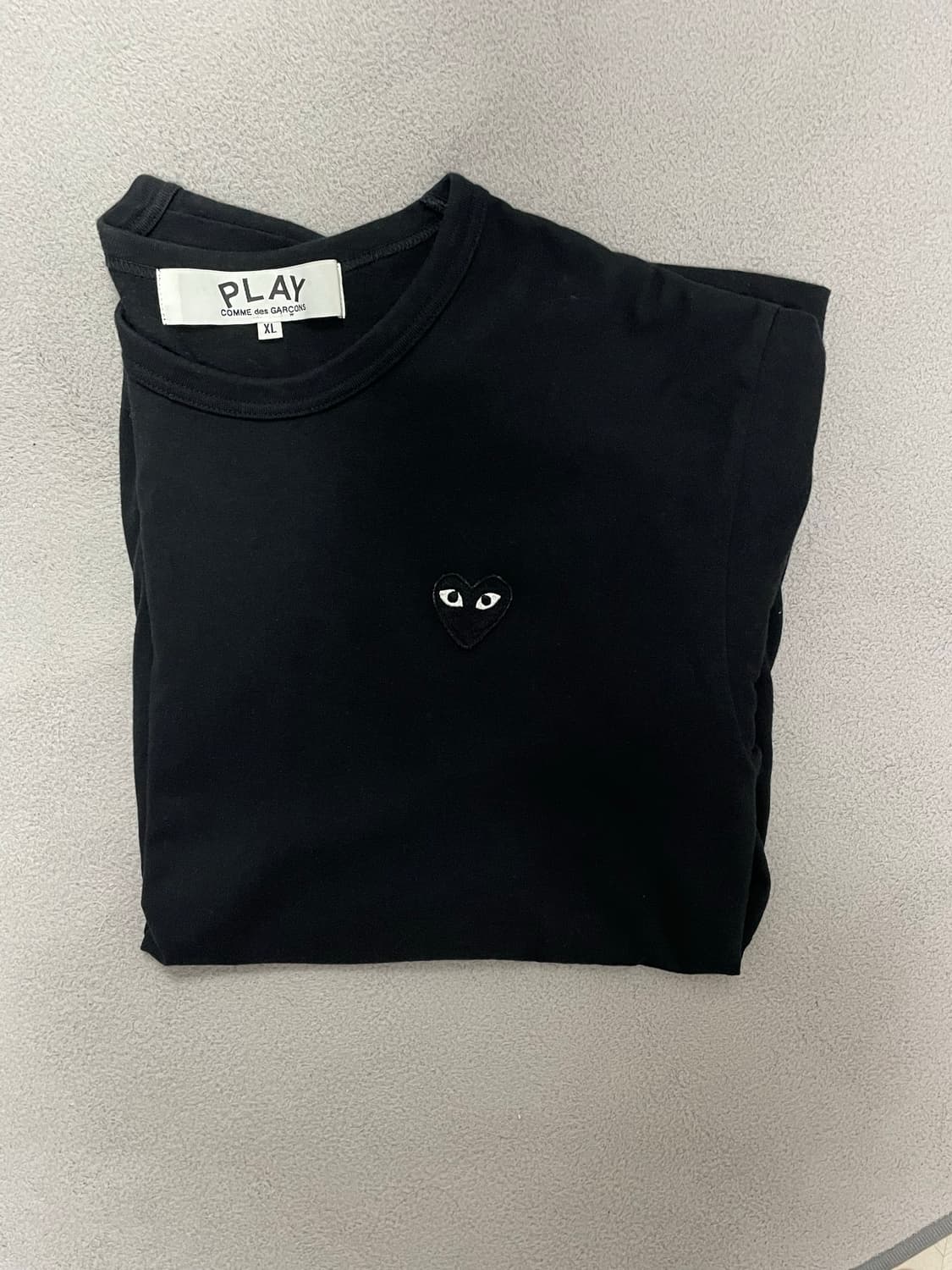 꼼데가르송 블랙와펜 반팔티 XL 상품이미지1