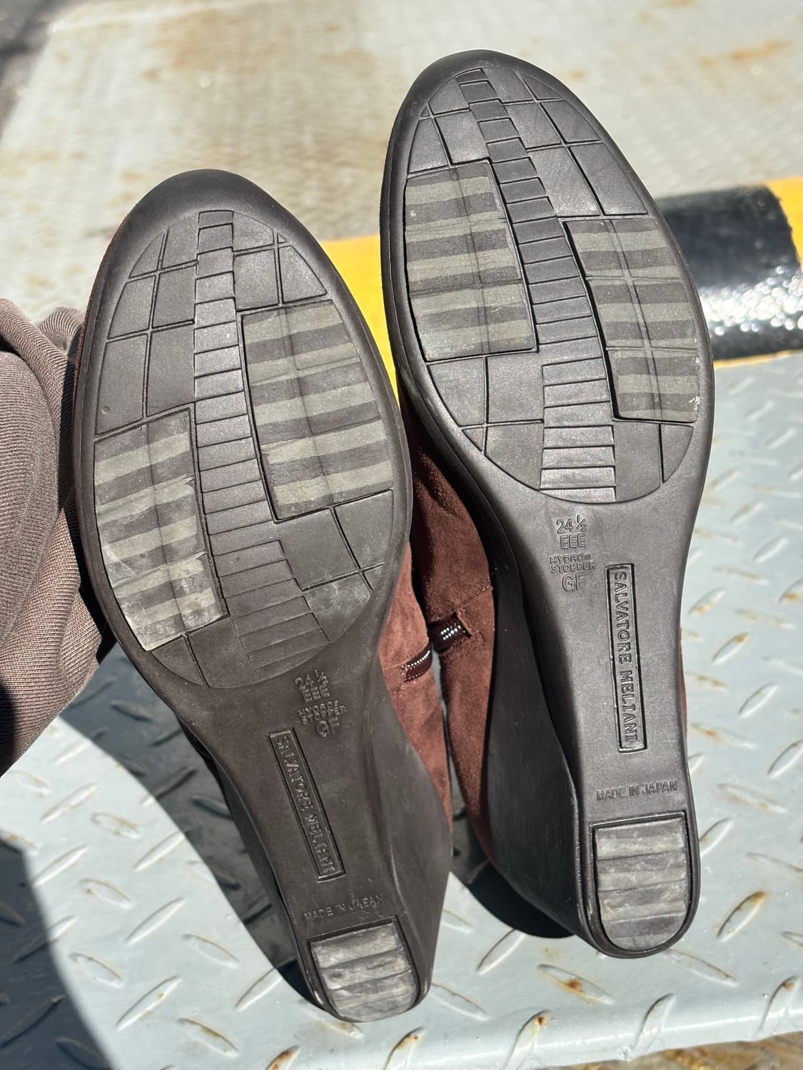 SALVATORE MELIANI 브라우니 셔링 웨지 앵클부츠 상품이미지10