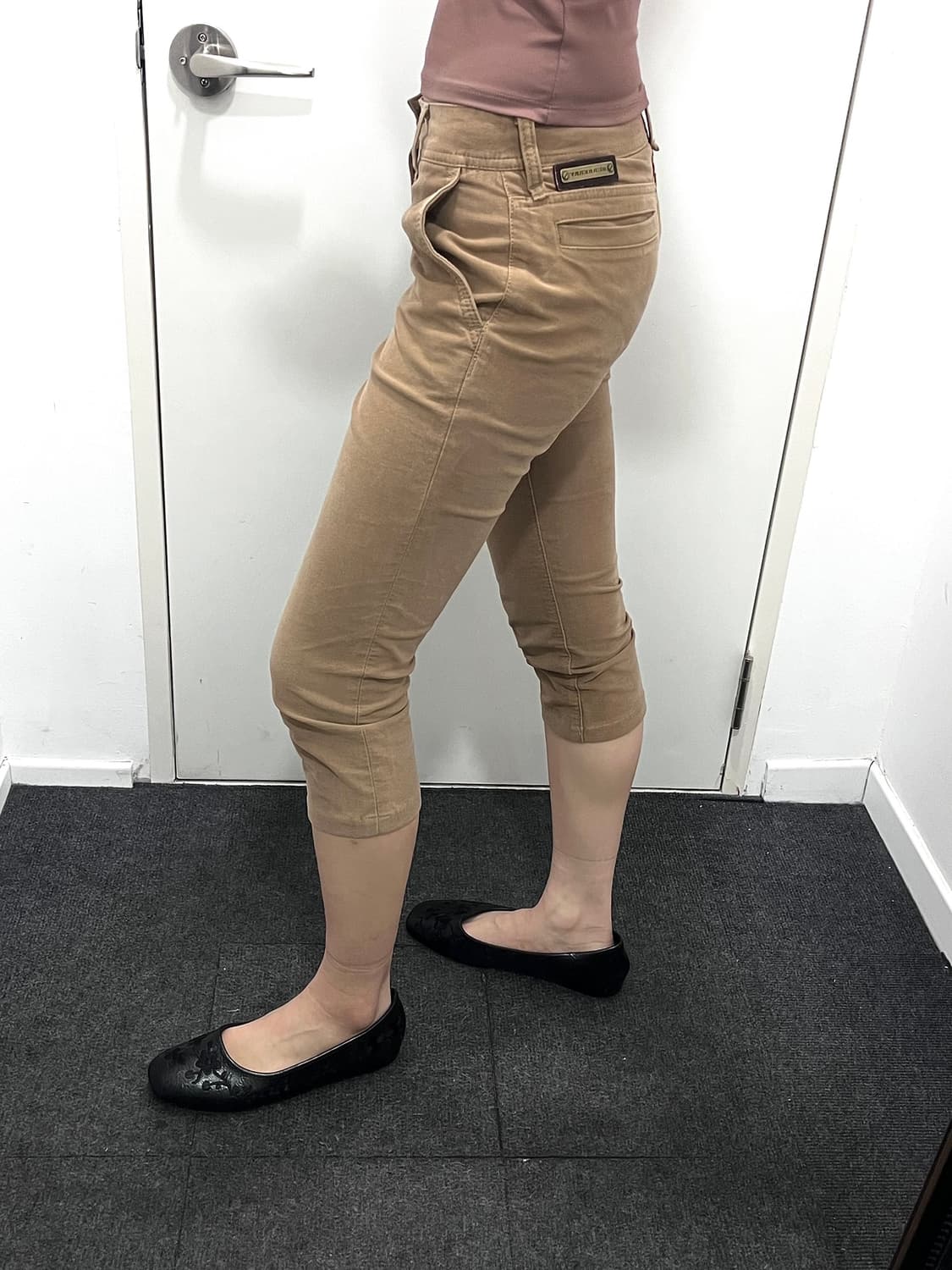 버버리 베이지 카프리 팬츠 바지 상품이미지4