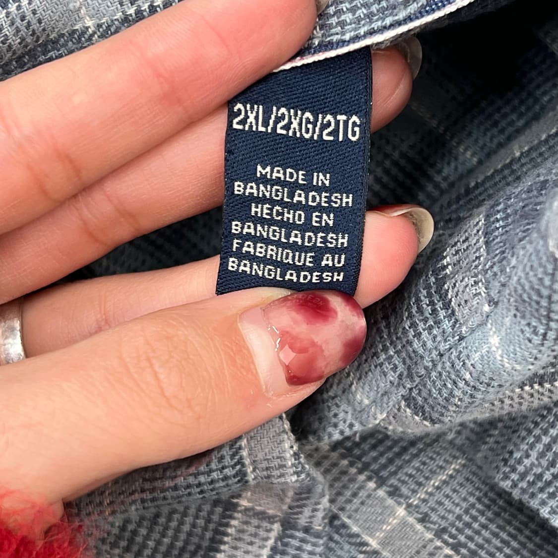 랭글러 체크 셔츠 r2737 상품이미지6