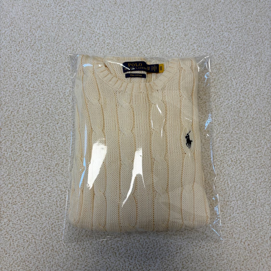 폴로 랄프로렌 케이블 니트 아이보리 상품이미지2