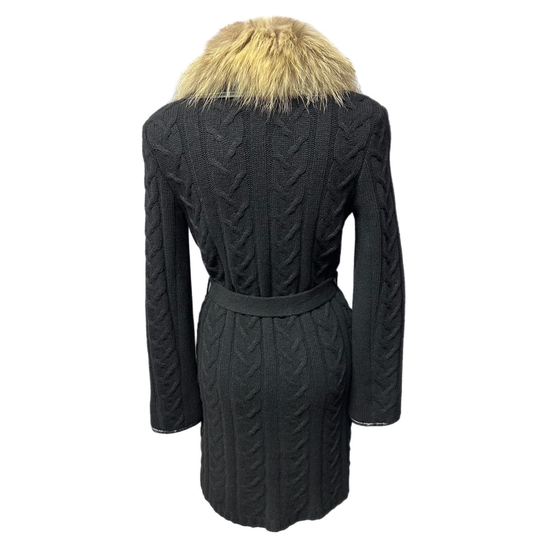 라쿤퍼카라 울/앙고라 니트자켓 상품이미지2