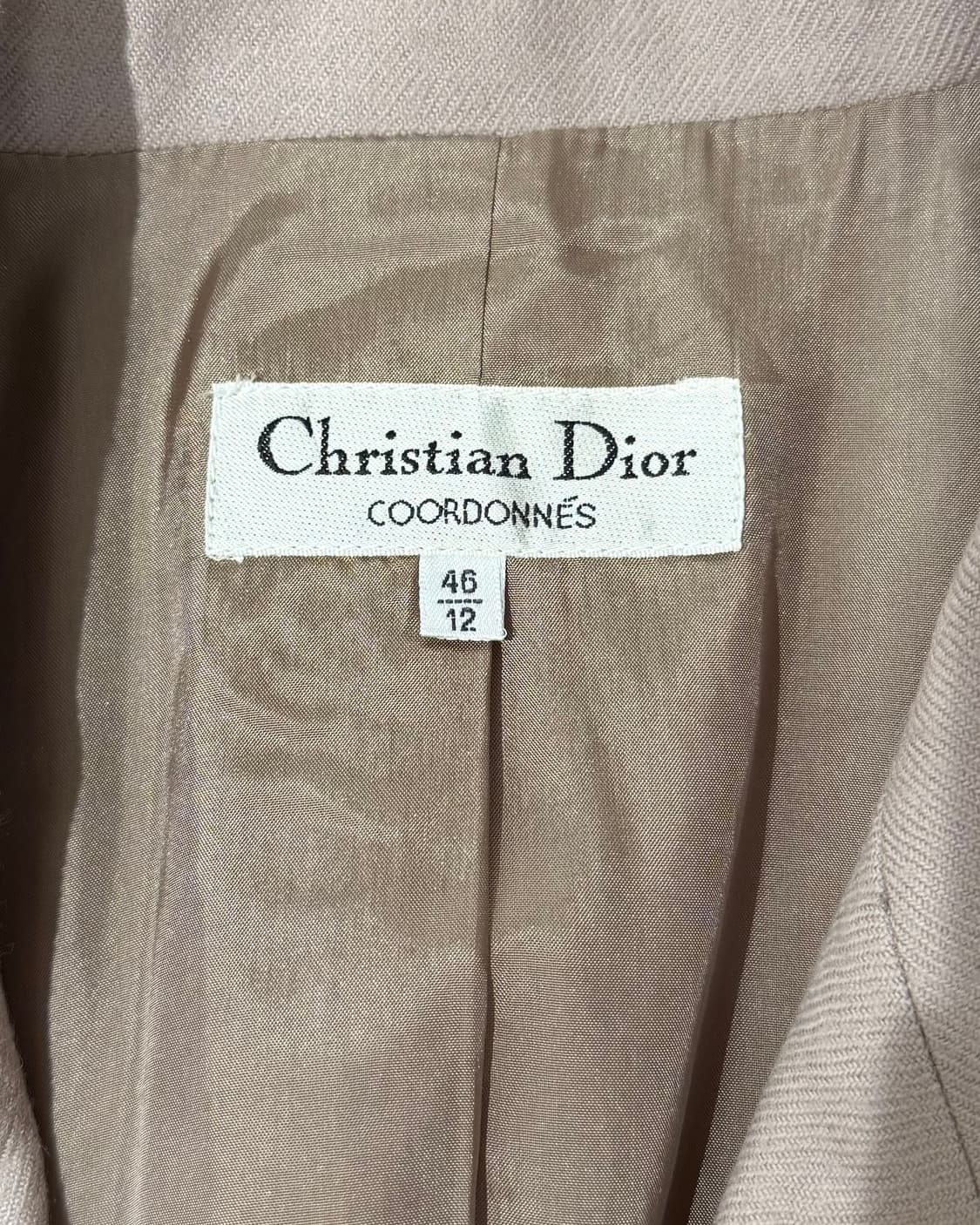 크리스찬 디올 베이지 더블 브레스티드 블레이저 상품이미지8