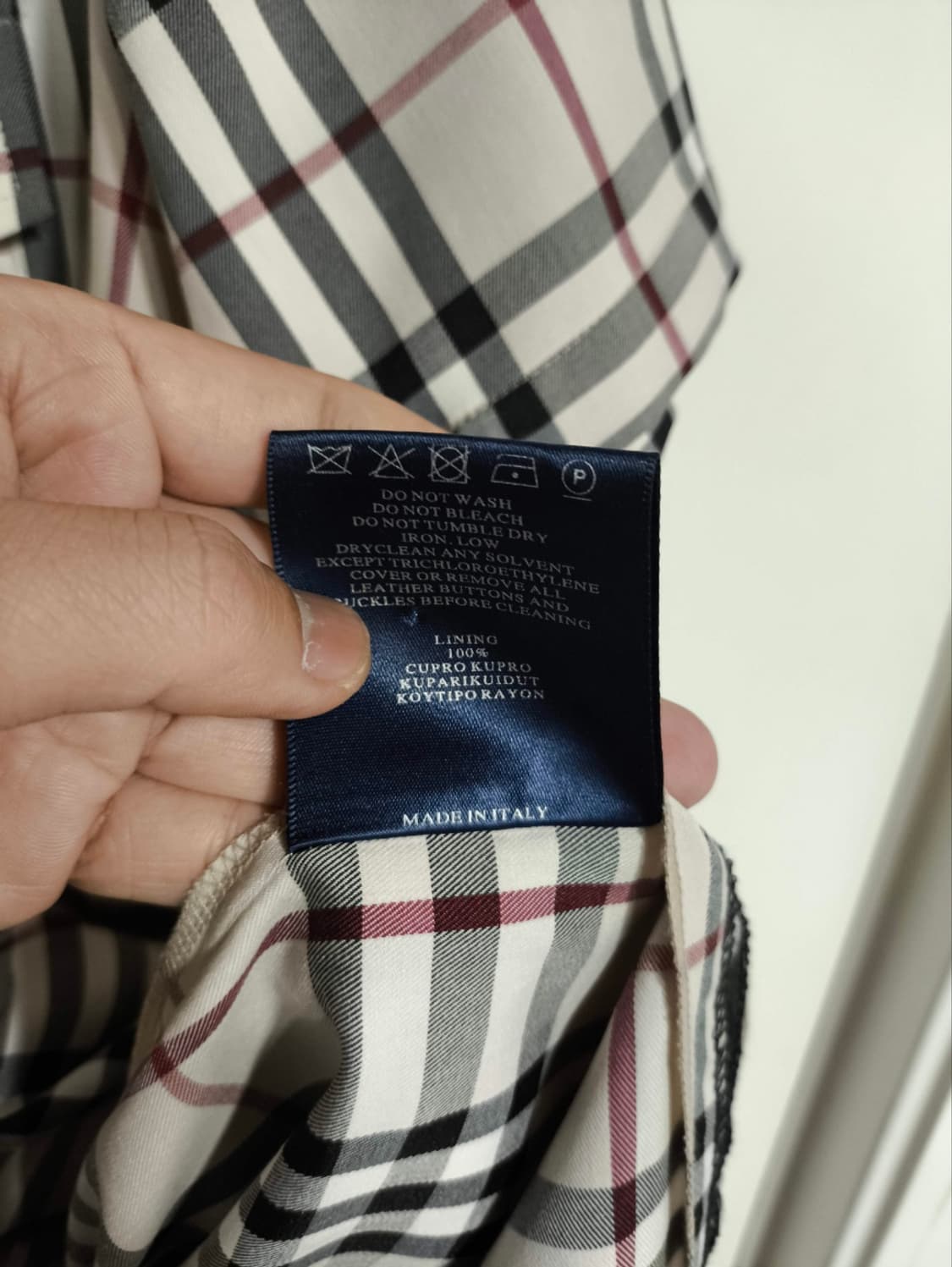 55~66 버버리 런던 노바체크 셔츠 원피스 상품이미지9