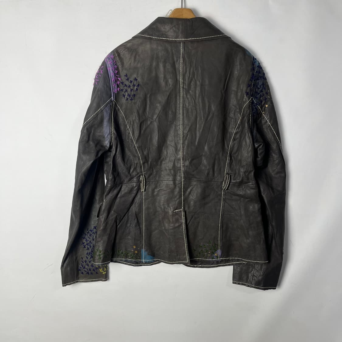 [SOMINEMI] 핸드자수 램스킨 레더자켓 상품이미지2