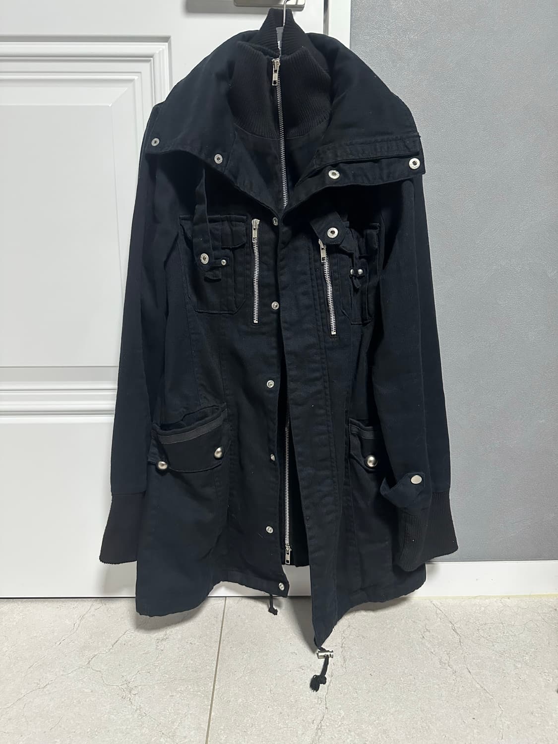 일본 빈티지 투웨이 하이넥 점퍼 상품이미지2