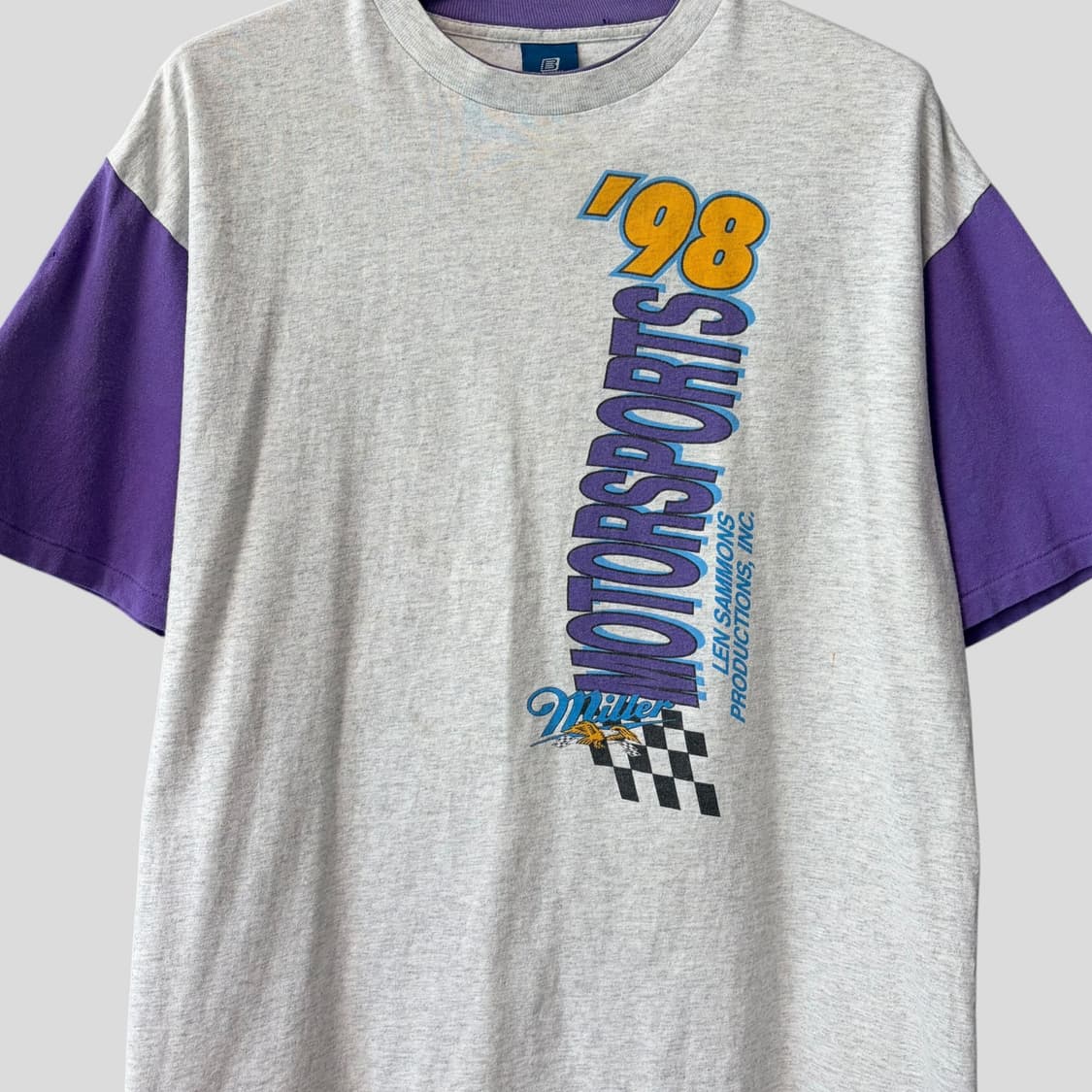(L)90s 밀러 모터스포츠 빈티지 반팔티셔츠 상품이미지4