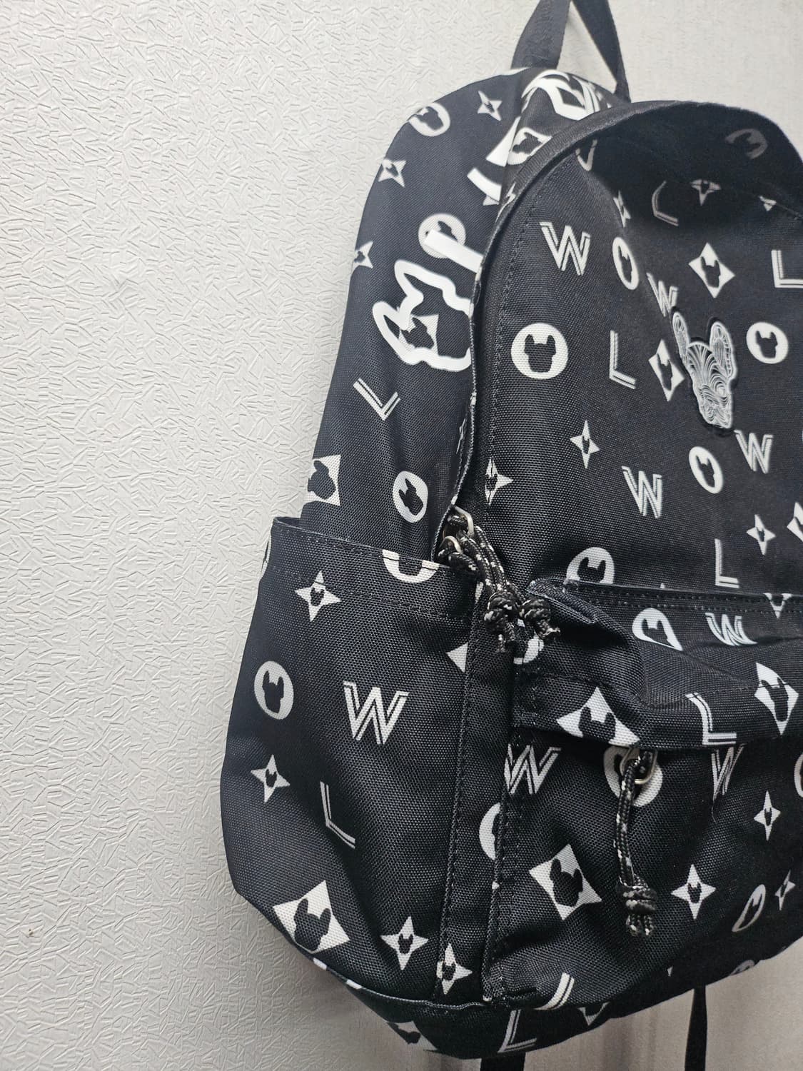 라이프워크 라독 데일리  블랙 패턴 백팩 상품이미지2