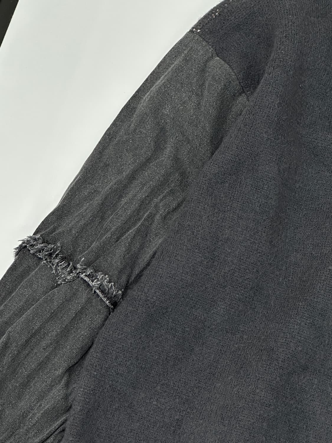 피그먼트 데님 포인트 맨투맨 그레이 니트 보헤미안 일본 빈티지 펑크 상품이미지7