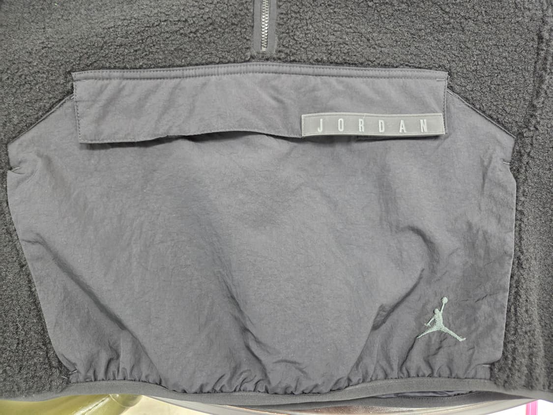 나이키 조던 코지 혜비 플리스 크롭 후드 아노락 블랙 (XL) 상품이미지4