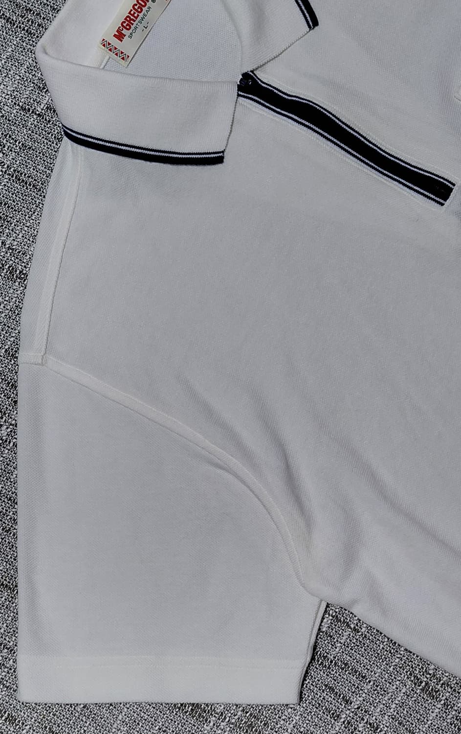 [L] McGREGOR 재팬라인 하프 집업 피케 셔츠 상품이미지2