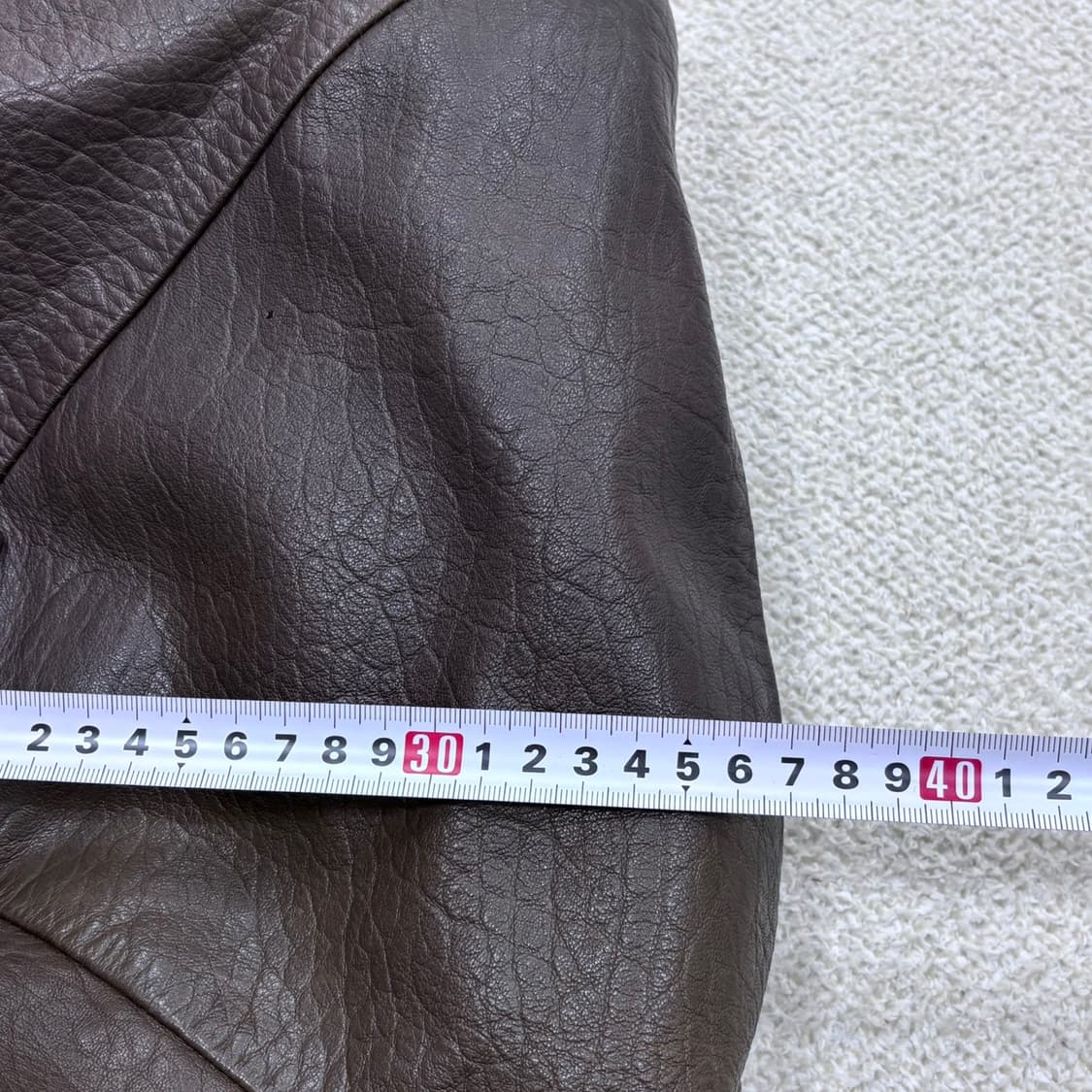 F 구호 브라운 가죽 토트백 0402E 상품이미지5